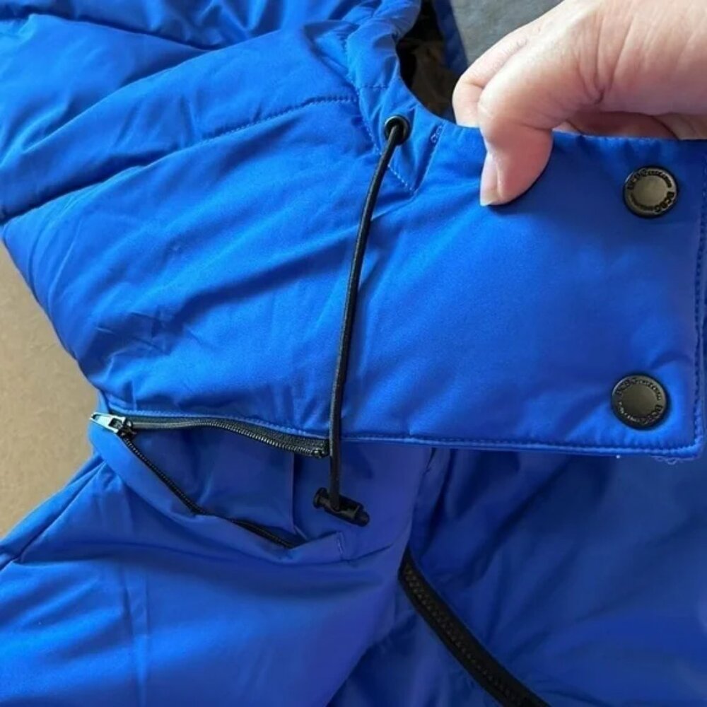 NWT BCBG Generation royal blue parka Feather-free eco-friendly fill Size XL - Picture 6 of 14